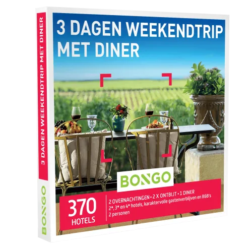 BONGO 3 dagen weekendtrip met diner