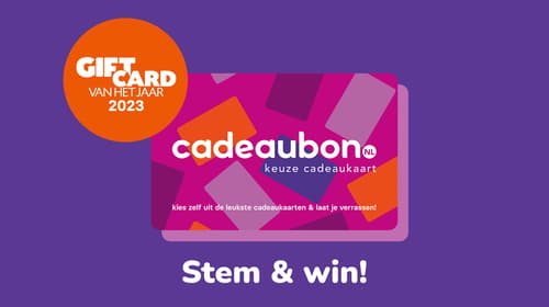 Giftcard van het Jaar Verkiezing 2023: Stem op de Keuze Cadeaukaart van cadeaubon.nl!