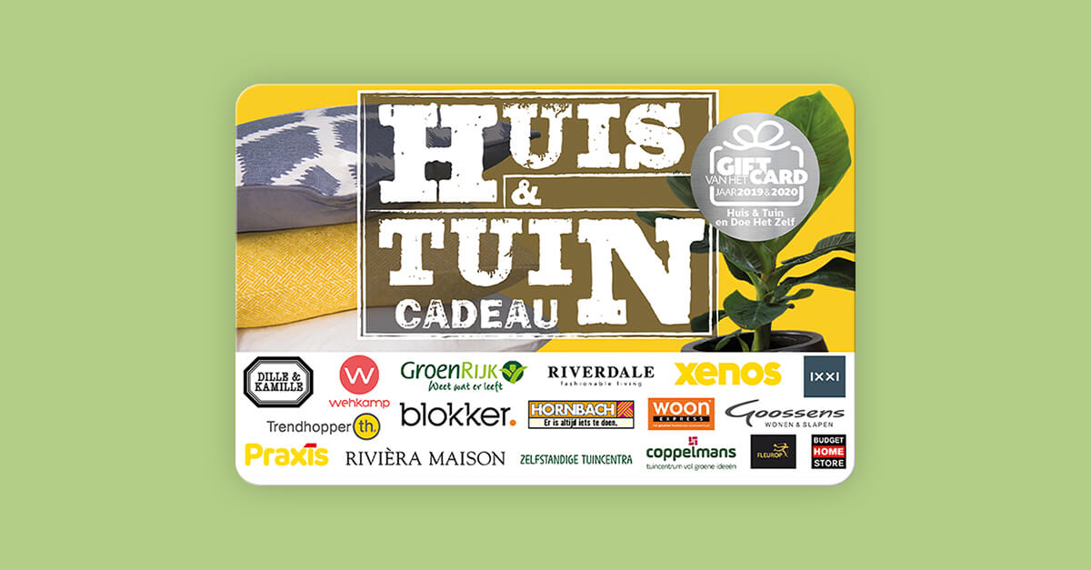 Huis & Tuin Cadeau bestellen | cadeaubon.nl