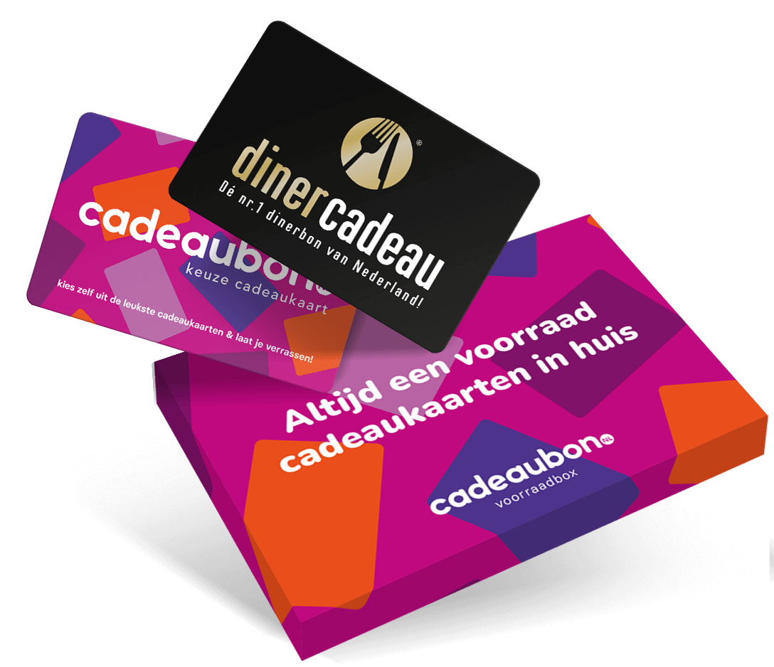 Keuzekaart en Diner Cadeau voorraadbox