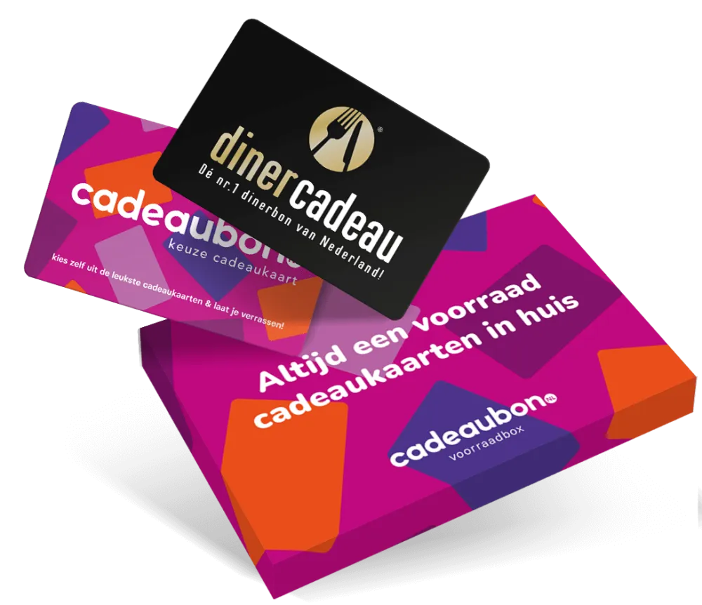 Keuzekaart en Diner Cadeau voorraadbox