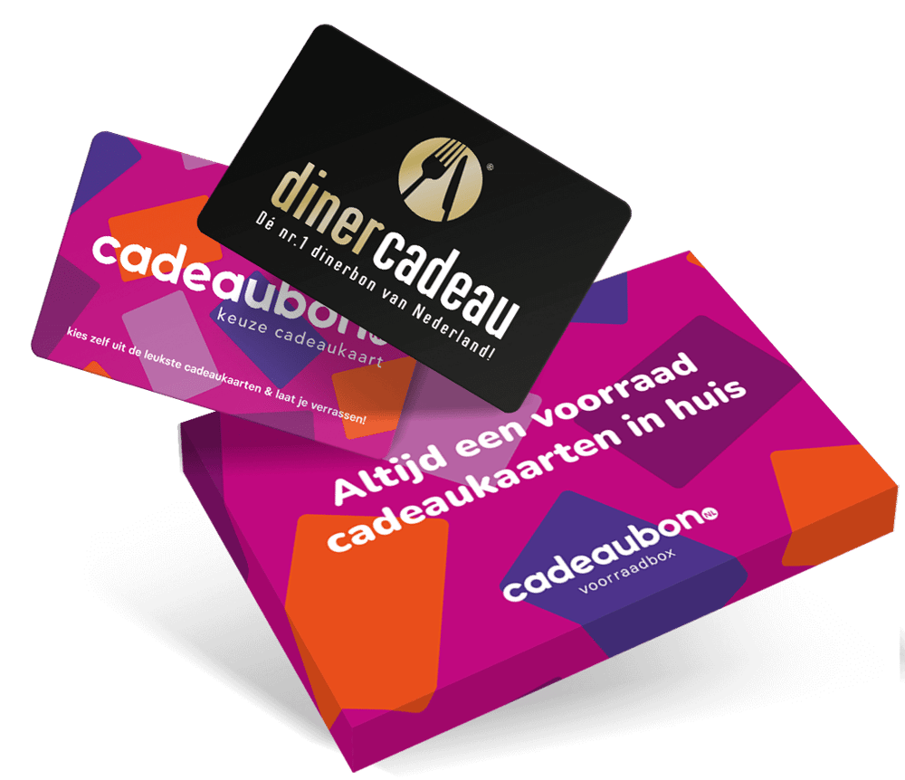 Keuzekaart en Diner Cadeau voorraadbox