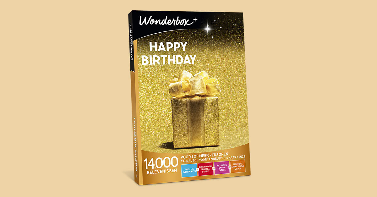Wonderbox - Happy Birthday | cadeaubon.nl