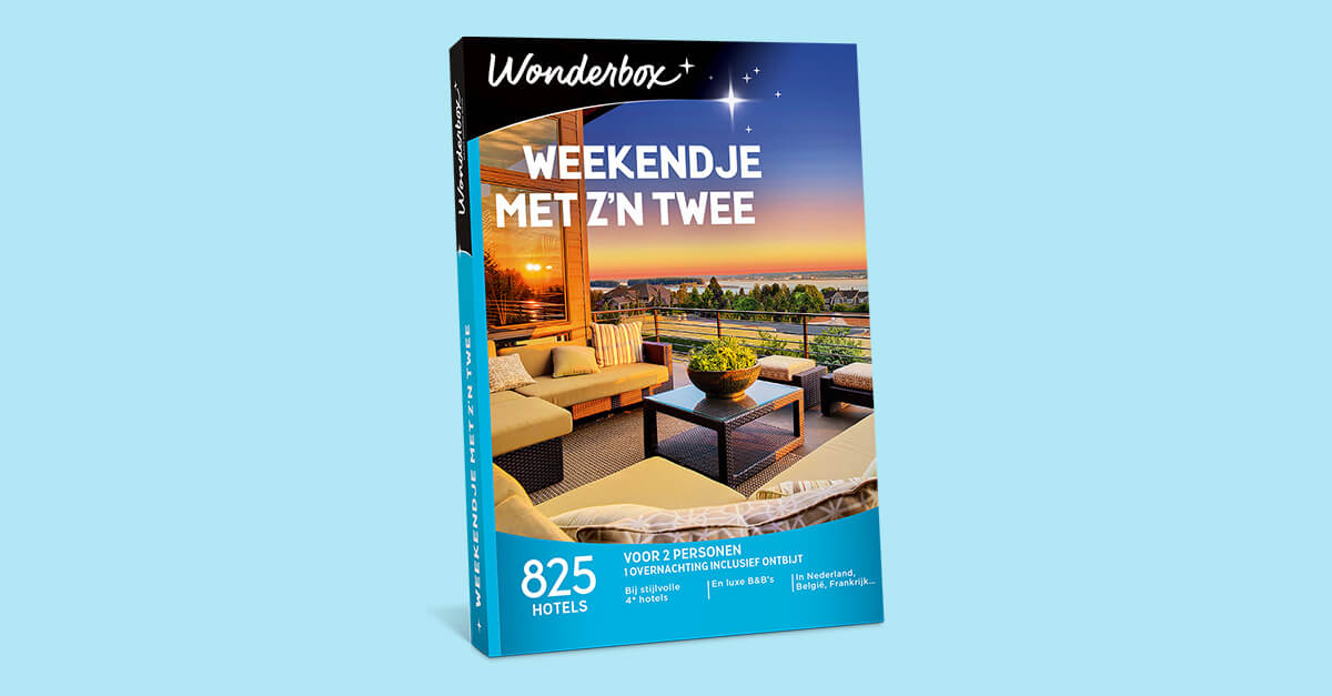 Wonderbox - Weekendje met z'n twee | cadeaubon.nl