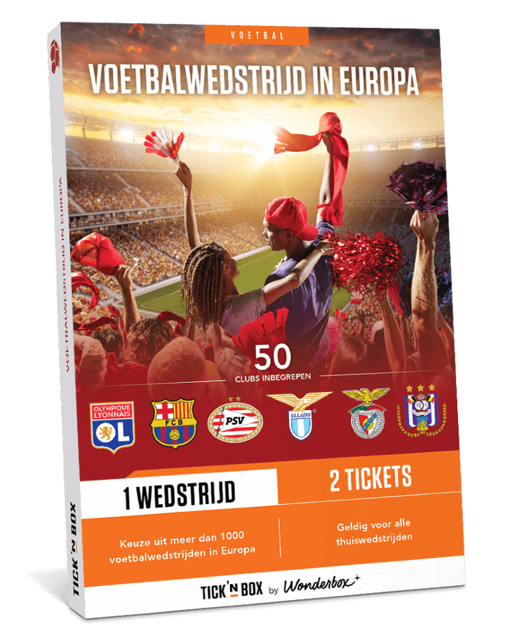 Wonderbox - Voetbalwedstrijd in Europa