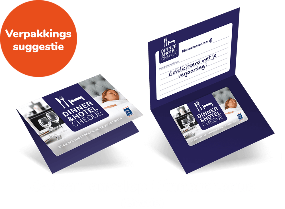 Envelop Dinnercheque gratis