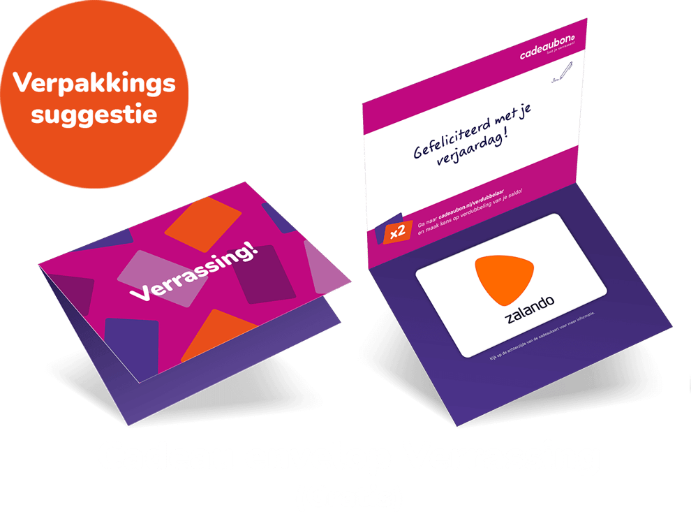 Cadeau envelop gratis