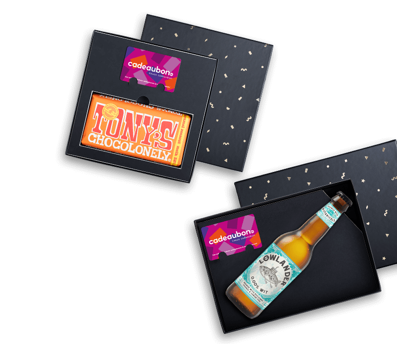 Kies uit verschillende cadeaupakketten