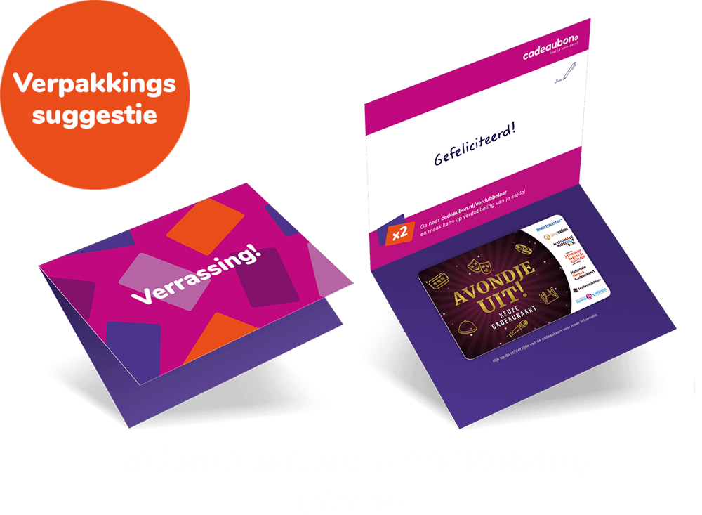 Cadeau Envelop Verrassing