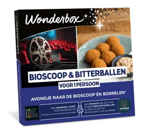 Wonderbox – Bioscoop & Bitterballen (voor 1 persoon)