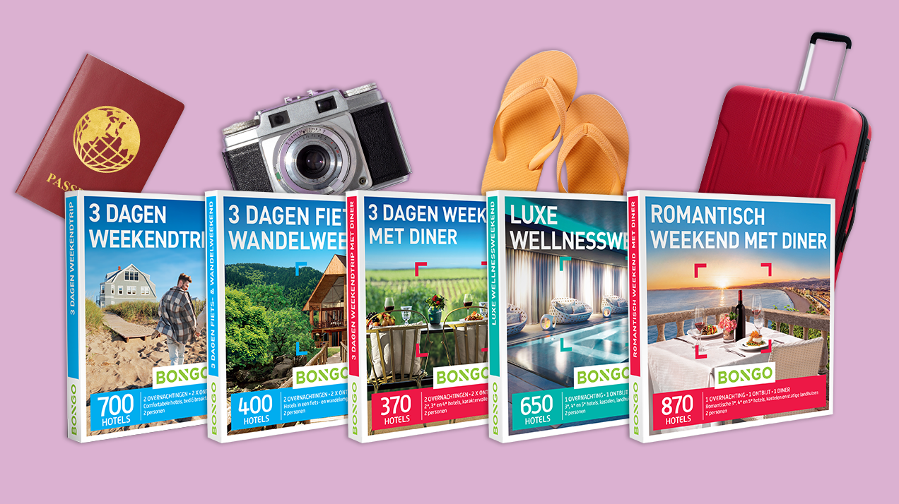 Bongo weekend weg cadeaukaarten