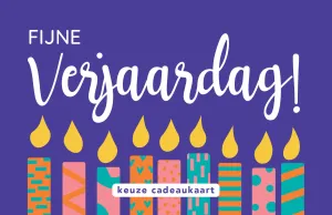 Verjaardag Keuze Cadeaukaart