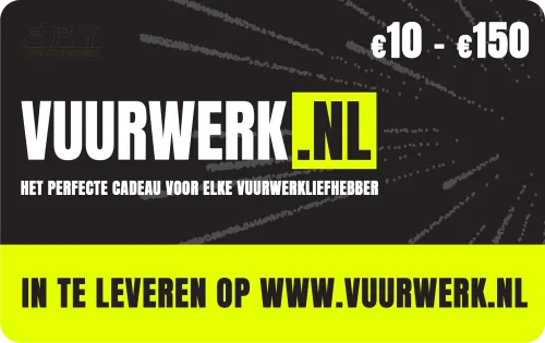Vuurwerk Cadeaubon