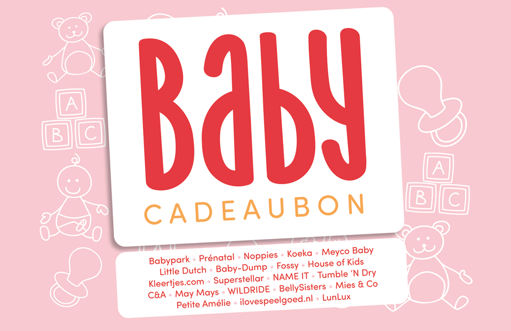 Babycadeaubon roze