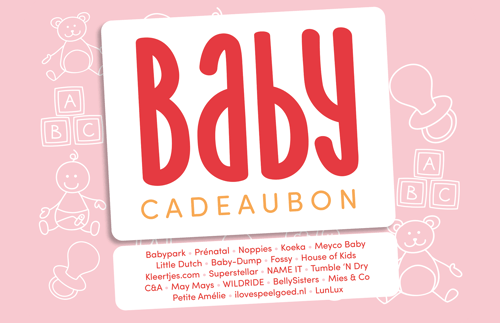 Babycadeaubon roze
