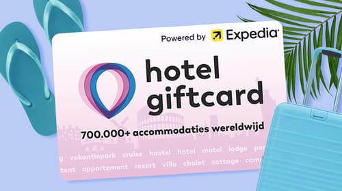 Bij welke hotels kan je de Hotelgiftcard besteden?